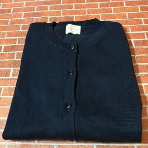 ❤️ Crewcuts Navy Blue Casey Cardigan Size 12 NWOT